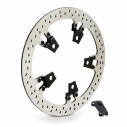 PartzBiz HD 02-962 - Arlen Ness ด้านซ้าย 14‚” ชุดโรเตอร์ลอยเบรกขนาดใหญ่ 14-17 Harley FLT Touring
