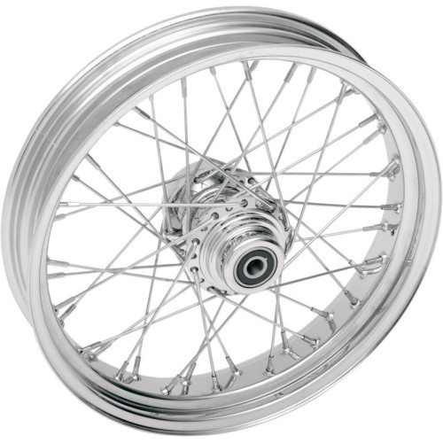 PartzBiz HD: 3447207-Chrome 18” x 5.5” 40 Spoke Rear Wheel Rim Harley 2006 Softail FXST 200mm Duece