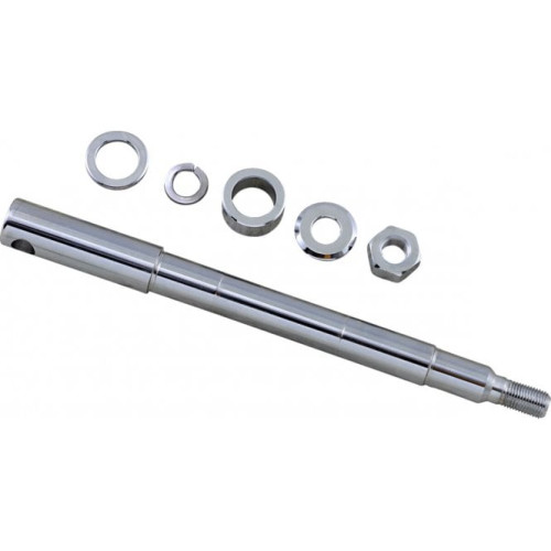PartzBiz HD: 3477582-Drag Specialtie Chrome Steel Axle Kit Package Front Harley Dyna XL FXR 87-99 Evo PartzBiz HD: 3477582-Drag Specialtie Chrome Steel Axle Kit Package Front Harley Dyna XL FXR 87-99 Evo