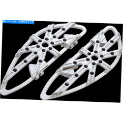 PartzBiz HD 06-860 - Arlen Ness 10 Gauge Driver Floorboards Chrome 18” Pair Set Harley Touring 99+