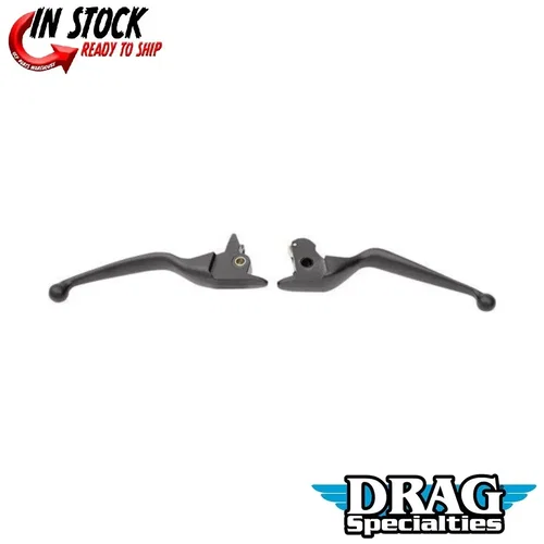 PartzBiz HD: 3450609-Black Wide Blade Hand Levers Brake Clutch Harley Touring Bagger Dresser 14-2016