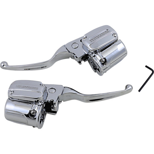 PartzBiz HD: 3490832-Drag Handlebar Control Kit Hydraulic Mechanical Black ABS DD Harley FLTR 17-20