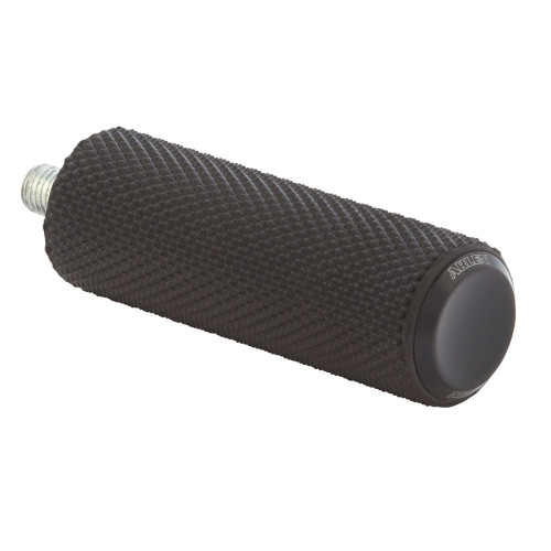 PartzBiz HD: 3461576-Arlen Ness Knurled Fusion Shifter Brake Peg Black Male Mount Rubber Fixed Style