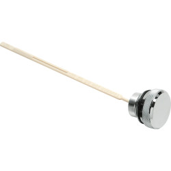 PartzBiz HD 0710-0001 - Drag Specialties Chrome Aluminum Oil Dipstick Filler Cap 1991-1998 Dyna FXD PartzBiz HD 0710-0001 - Drag Specialties Chrome Aluminum Oil Dipstick Filler Cap 1991-1998 Dyna FXD