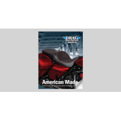 PartzBiz HD 0801-0491 - Leather Mild Stitch Solo Seat Driver Backrest Low Profile 97-2007 Harley Touring