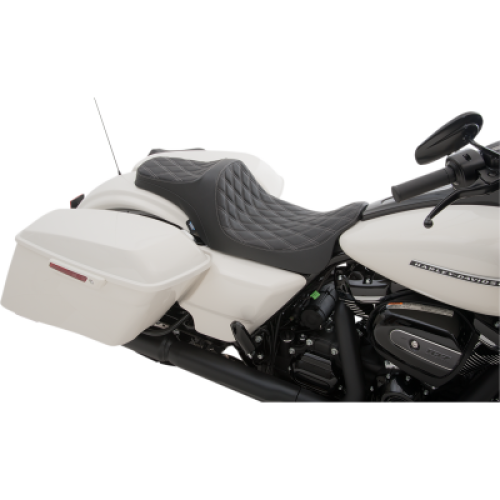 PartzBiz HD: 3478453-Predator III Slip Stop Seat Smooth Black Vinyl Foam Core 2008+ Harley Touring PartzBiz HD: 3478453-Predator III Slip Stop Seat Smooth Black Vinyl Foam Core 2008+ Harley Touring