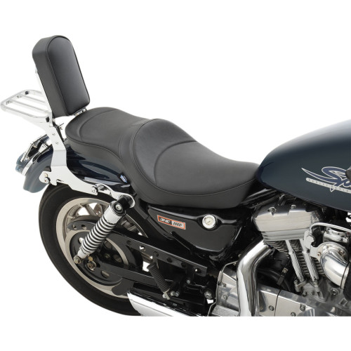 PartzBiz HD: 3482504-Drag Specialties Low-Profile Double Bucket 2-Up Seat Harley Sportster XL 82-03