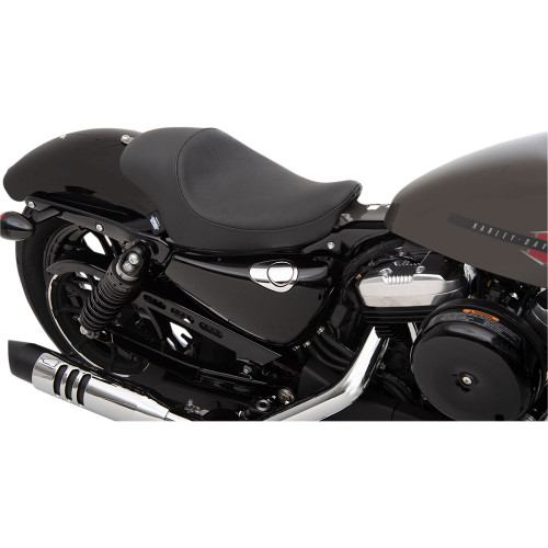 PartzBiz HD: 3461981-Drag Specialties 3/4 Solo Seat Smooth Black Vinyl Front 04-19 XL Models Harley PartzBiz HD: 3461981-Drag Specialties 3/4 Solo Seat Smooth Black Vinyl Front 04-19 XL Models Harley