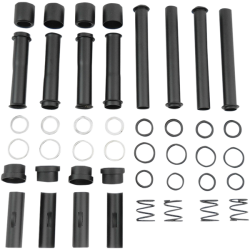 PartzBiz HD 0928-0041 - Drag Pushrod Tube Kit Package Black Harley Sportster XL 1986-2003