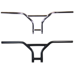 PartzBiz HD 101-0154 - TC Bros. 1” BMX Handlebars - Chrome Dimpled