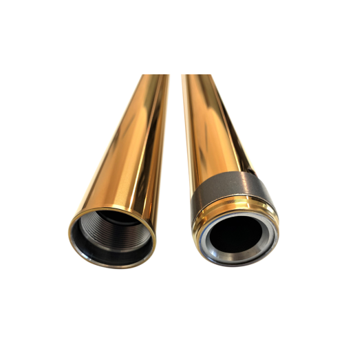 PartzBiz HD: 3467717-Gold Tin 39mm Front Fork Tubes Pair Set 24.25 Stock Harley Sportster Dyna FXR PartzBiz HD: 3467717-Gold Tin 39mm Front Fork Tubes Pair Set 24.25 Stock Harley Sportster Dyna FXR