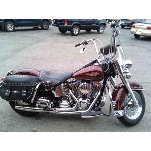 PartzBiz HD: 3453867-Thunderheader Chrome 2 Into 1 2-1 Pipe 07-11 Exhaust Pipe Header Harley Softail