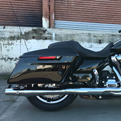 PartzBiz HD 1066 - Thunderheader Chrome Slip On ท่อไอเสียคู่ Harley Touring 2017+