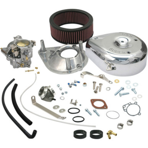 PartzBiz HD: 3453494-S&S Super E Carb Carburetor Kit 1979-1985 Harley Sportster Ironhead XL 11-0406