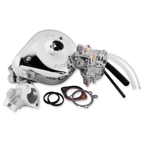 PartzBiz HD: 3452276-S&S Super E Shorty Carb ชุดท่อร่วมไอดีคาร์บูเรเตอร์ 04-06 Harley Sportster XL PartzBiz HD: 3452276-S&S Super E Shorty Carb ชุดท่อร่วมไอดีคาร์บูเรเตอร์ 04-06 Harley Sportster XL