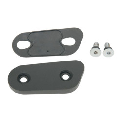 PartzBiz HD 1107-0286 - Drag Specialties Satin Black Primary Inspection Cover Harley Sportster 2004-2020