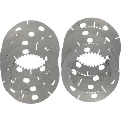 PartzBiz HD 1131-0445 - Drag Specialties 8 Clutch Steel Drive Plates Harley Sportster XL Ironhead 71-84
