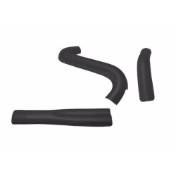 PartzBiz HD 1131B - Thunderheader 2 into 1 Pipe Black 3 Piece Heat Shield Set Shields Heatshields