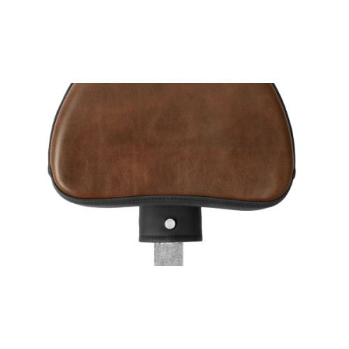 PartzBiz HD: 3459085-พนักพิงคนขับแบบเจลคอร์หนังสีน้ำตาล Lariat Saddlemen 2008-2018 Harley Touring