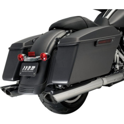 PartzBiz HD: 3453814-Supertrapp Kerker Slash Chrome 4” Slip-On Mufflers Exhaust 17+ Harley Touring PartzBiz HD: 3453814-Supertrapp Kerker Slash Chrome 4” Slip-On Mufflers Exhaust 17+ Harley Touring