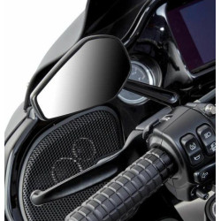 PartzBiz HD 13-156 - Arlen Ness Black Mini Stocker Left Side View Mirror Handlebar Screw-In Harley PartzBiz HD 13-156 - Arlen Ness Black Mini Stocker Left Side View Mirror Handlebar Screw-In Harley