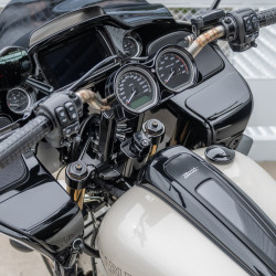 PartzBiz HD 130-000 - Arlen Ness Method Top Triple Tree Kit Black Risers T-Bars Harley Road Glide 15+ PartzBiz HD 130-000 - Arlen Ness Method Top Triple Tree Kit Black Risers T-Bars Harley Road Glide 15+