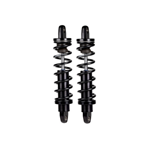 PartzBiz HD: 3468943-Legend Revo Coil Suspension 14” Black Heavy Duty Adjustable Shocks Harley 04+ XL