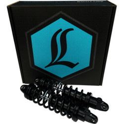 PartzBiz HD 1310-1118 - Legend Revo-A Coil Suspension 12” Black Standard Adjustable Shocks Harley 04+ XL