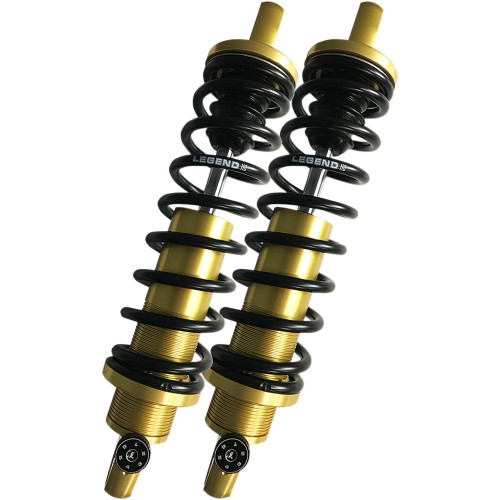 PartzBiz HD: 3468790-Legend Revo-A Adjustable Coil Suspension 13” Gold HD Shocks Harley 99+ Touring PartzBiz HD: 3468790-Legend Revo-A Adjustable Coil Suspension 13” Gold HD Shocks Harley 99+ Touring