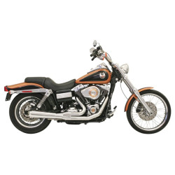PartzBiz HD 13112J - Bassani Chrome Short Upsweep 2 into 1 Pipe Road Rage Exhaust 06-2017 Harley Dyna PartzBiz HD 13112J - Bassani Chrome Short Upsweep 2 into 1 Pipe Road Rage Exhaust 06-2017 Harley Dyna