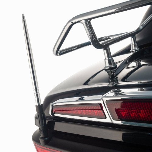 PartzBiz HD: 3485801-Ciro High Caliber Flexible Black Short 8” Bullet Antenna Harley Touring Bagger