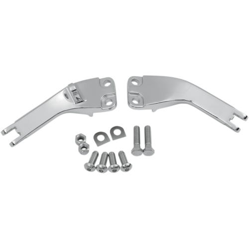 PartzBiz HD: 3450765-Drag Specialties Chrome Rear Passenger Footpeg Mount Kit Brackets Pair 1620-0759 PartzBiz HD: 3450765-Drag Specialties Chrome Rear Passenger Footpeg Mount Kit Brackets Pair 1620-0759