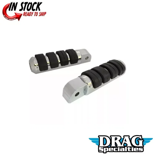 PartzBiz HD: 3464019-Drag Specialties Soft Ride Passenger Footpegs Pegs Chrome Harley 17+ Softail M8 PartzBiz HD: 3464019-Drag Specialties Soft Ride Passenger Footpegs Pegs Chrome Harley 17+ Softail M8