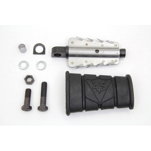 PartzBiz HD: 3471651-Fudgesickle 45 V Kick Starter Pedal ยางสีดำเปลี่ยน Harley Ironhead Pan