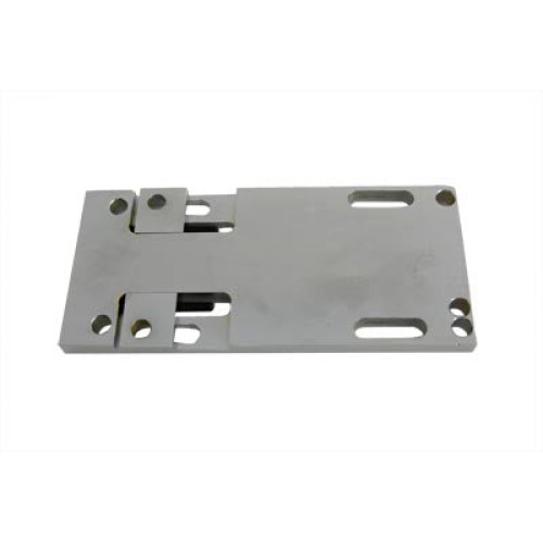 PartzBiz HD: 3445074-Chrome ปรับ 4 สี่ความเร็ว Trans Plate Mount Harley Big Twin FL PartzBiz HD: 3445074-Chrome ปรับ 4 สี่ความเร็ว Trans Plate Mount Harley Big Twin FL