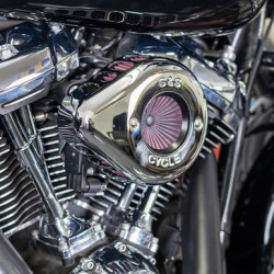 PartzBiz HD 170-0717A - S&S Cycle Chrome Air Stinger Stealth Cleaner Filter 2017+ Harley Touring Softail PartzBiz HD 170-0717A - S&S Cycle Chrome Air Stinger Stealth Cleaner Filter 2017+ Harley Touring Softail