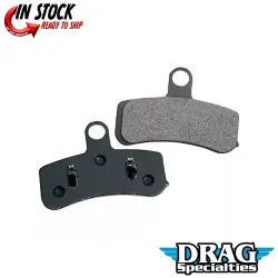 PartzBiz HD 1721-0931 - ชุดผ้าเบรคหน้า Drag Semi Metallic OE Harley Dyna Softail 08-17
