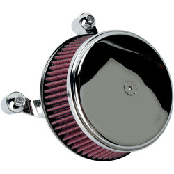 PartzBiz HD 18-323 - Arlen Ness Stage 1 กรองอากาศ Chrome Big Sucker Kit Harley EFI 1999-2001