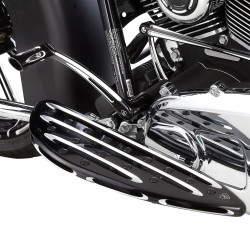 PartzBiz HD 19-759 - Arlen Ness Deep Cut Shift Shifter Rod Lever Black Chrome Stock Replacement OEM