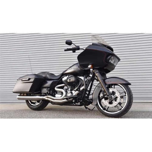PartzBiz HD: 3442419-4” Bassani Road Rage 3 III Stainless Steel 2 into 1 Exhaust Pipe Harley Touring