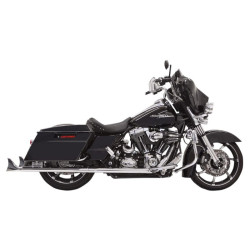 PartzBiz HD 1F57DNT5B - Bassani 4‚” DNT Black Bagger ท่อไอเสีย Megaphone 1995-2016 Harley Touring