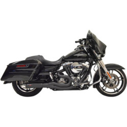 PartzBiz HD 1F68B - Black Bassani 2 เป็น 1 Road Rage II Hot Rod Turnout Exhaust System 07-16 Touring PartzBiz HD 1F68B - Black Bassani 2 เป็น 1 Road Rage II Hot Rod Turnout Exhaust System 07-16 Touring