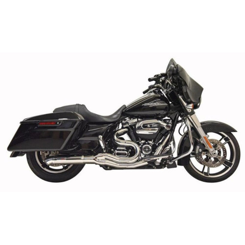 PartzBiz HD: 3476611-Bassani 2 into 1 Chrome Road Rage II Hot Rod Turnout Exhaust System 17+ Touring PartzBiz HD: 3476611-Bassani 2 into 1 Chrome Road Rage II Hot Rod Turnout Exhaust System 17+ Touring