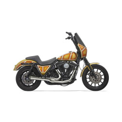 PartzBiz HD 1FXR2 - Chrome Bassani 2 เป็น 1 Road Rage ระบบท่อไอเสียท่อสั้น Upswept Muffler FXR PartzBiz HD 1FXR2 - Chrome Bassani 2 เป็น 1 Road Rage ระบบท่อไอเสียท่อสั้น Upswept Muffler FXR