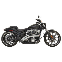 PartzBiz HD 1S21F - Bassani Chrome 2‚” Radius Street Sweeper หัวท่อไอเสีย 18+ Harley Softail