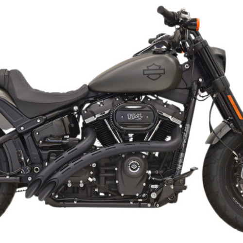 PartzBiz HD: 3442984-ท่อไอเสีย Bassani Black Slotted Radial Street Sweeper Harley Softail PartzBiz HD: 3442984-ท่อไอเสีย Bassani Black Slotted Radial Street Sweeper Harley Softail
