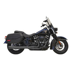 PartzBiz HD 1S91RB - Bassani Black Road Rage 2 Into 1 ระบบท่อไอเสีย Harley Softail FL PartzBiz HD 1S91RB - Bassani Black Road Rage 2 Into 1 ระบบท่อไอเสีย Harley Softail FL