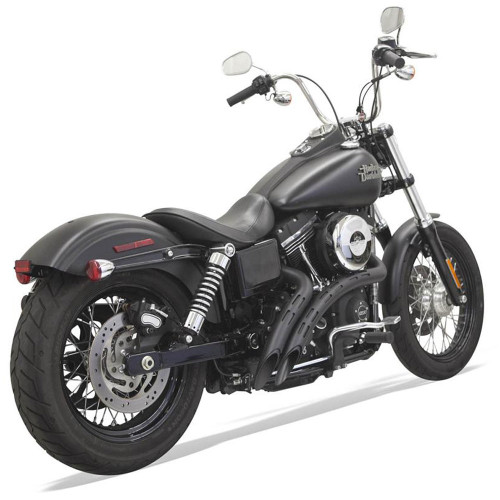 PartzBiz HD: 3443808-Bassani Black Radial Sweepers Exhaust Pipes Holes Heatshields Harley Softail FXD PartzBiz HD: 3443808-Bassani Black Radial Sweepers Exhaust Pipes Holes Heatshields Harley Softail FXD