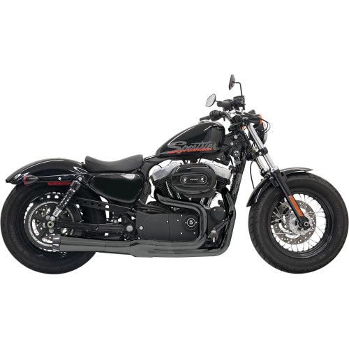 PartzBiz HD: 3445129-Chrome Bassani Mega Power 2 ออก 1 Road Rage II ท่อไอเสียแบบสั้น Sportster XL
