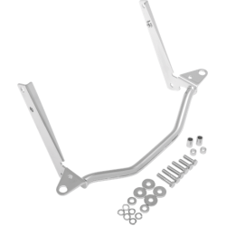 PartzBiz HD 2001-0371 - Chrome Passing Lamp Light Bar Mount Harley 2002-2017 Softail Fatboy & Heritage